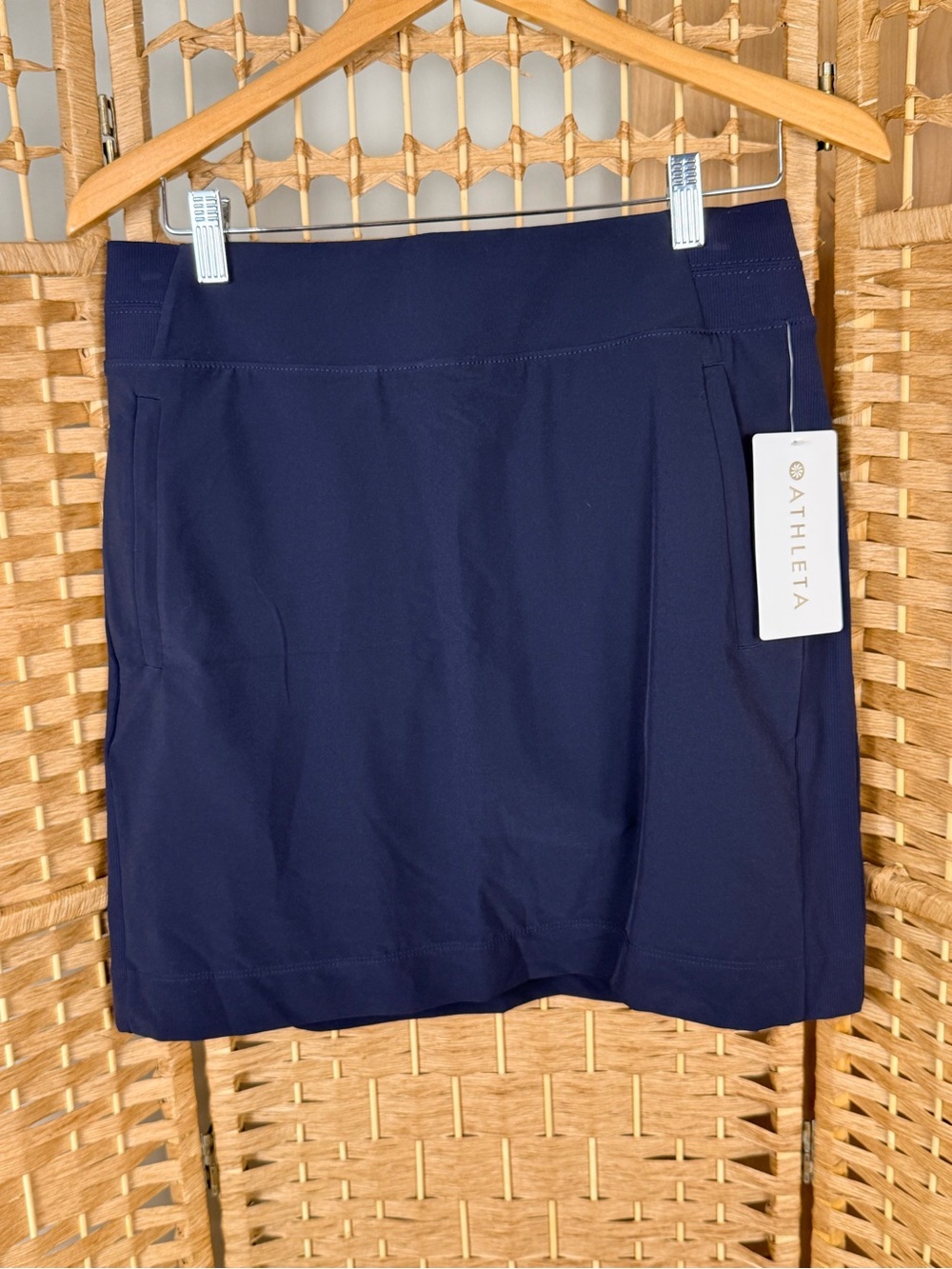 NWT Athleta Brooklyn Skort Navy Blue Size 10 Tall